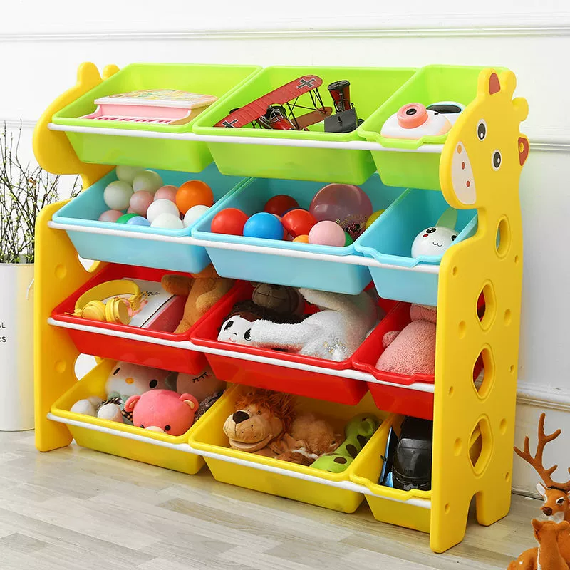 Toy, storage system, plastic children's dinosaur, multilayer storage box for kindergarten