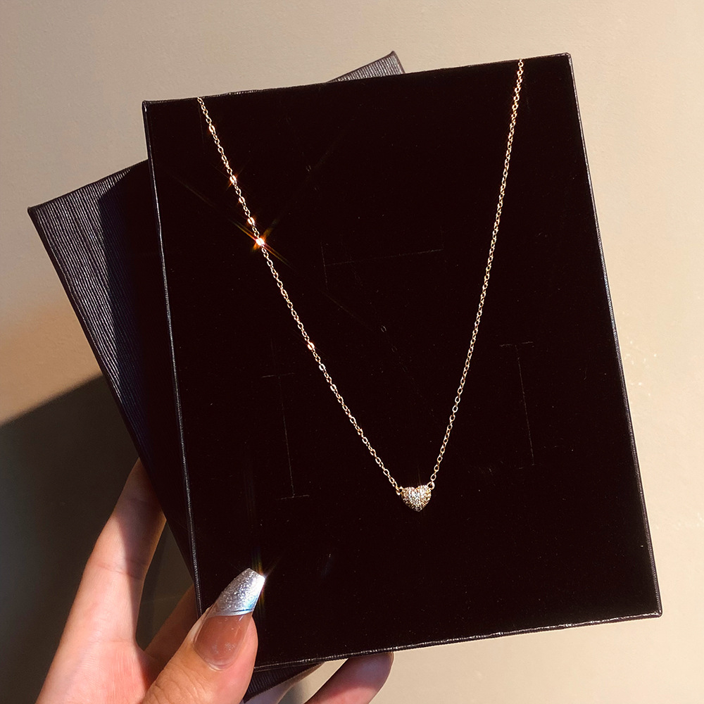 Fashion Heart Shape Copper Necklace Metal Copper Necklaces