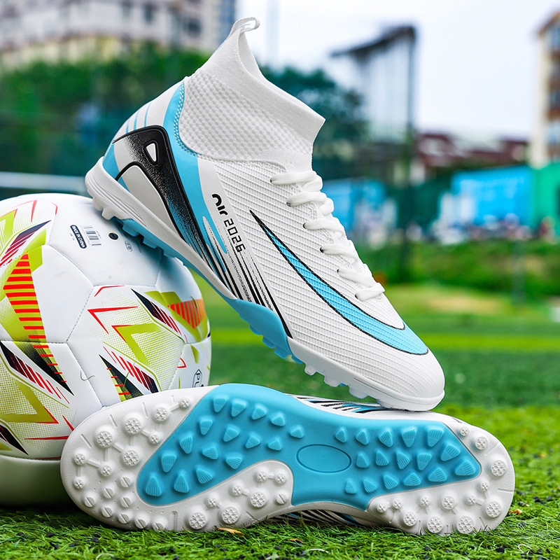 クロスボーダー新作ハイトップファクトリーロングスパイクショートスパイク競技用サッカーシューズ小中学生トレーニングシューズユーススポーツシューズ|undefined