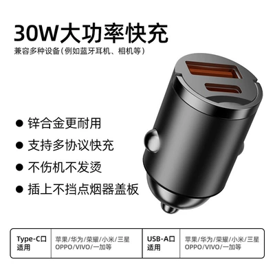 [Premium Selection] Mini Invisible Mobil şarj cihazları - gray-usbtype-c-30w-fast-charge