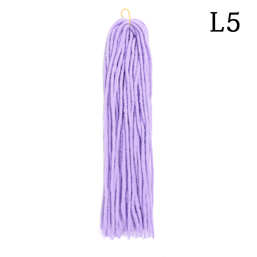 Perücke, Space-Seide, afrikanische Dreadlocks, afrikanische Hip-Hop-Reggae-Dreadlocks, gehäkelte Dreadlocks, geflochtene farbige Seile auf Lager_voghion.com