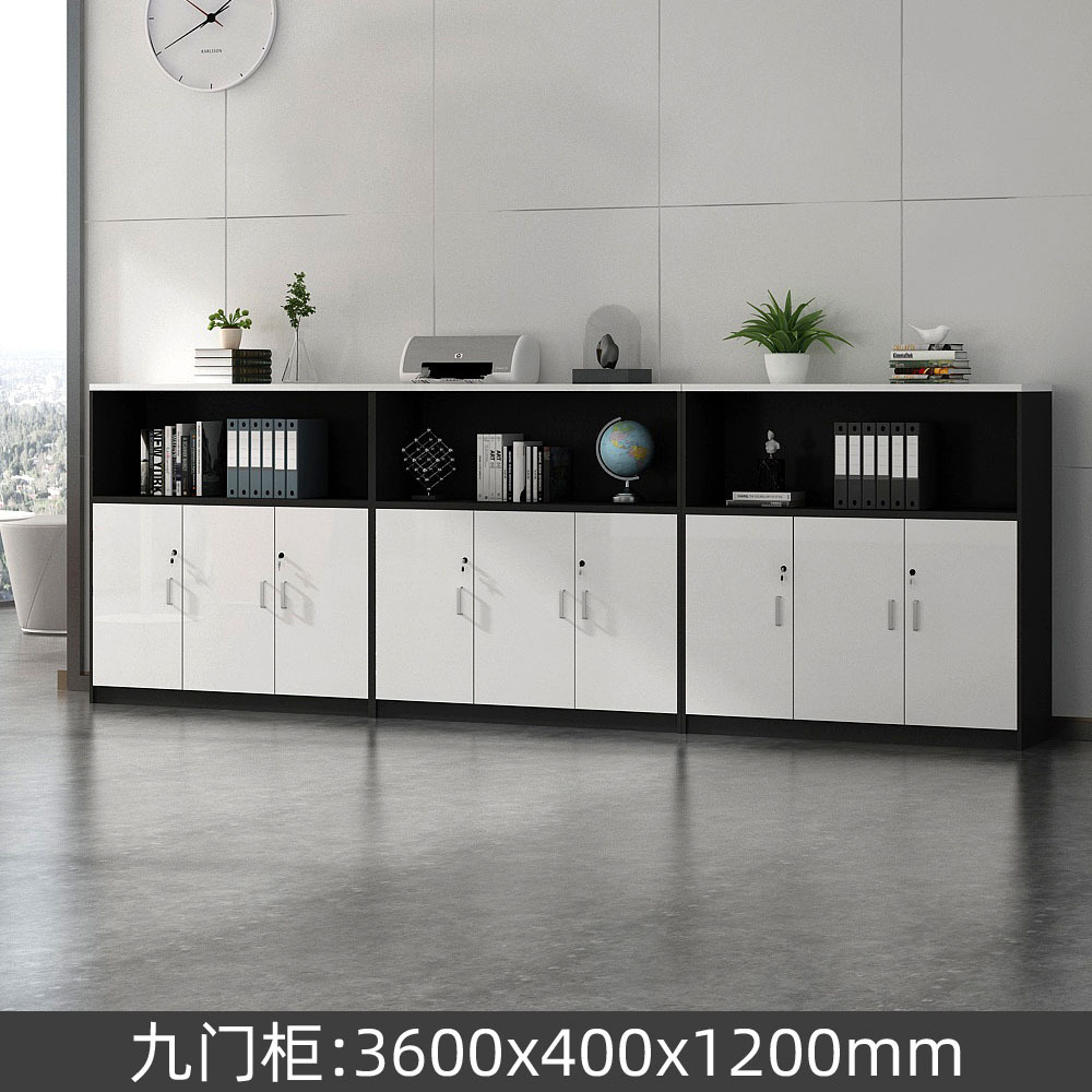 Gabinete de nueve puertas 3600_400_1200