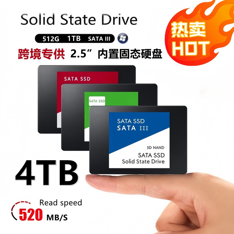 Cross-Border Model 2.5-Inch Internal Solid-State Drive Ssd 1Tb 2Tb 4Tb Desktop Laptop Universal High-Speed