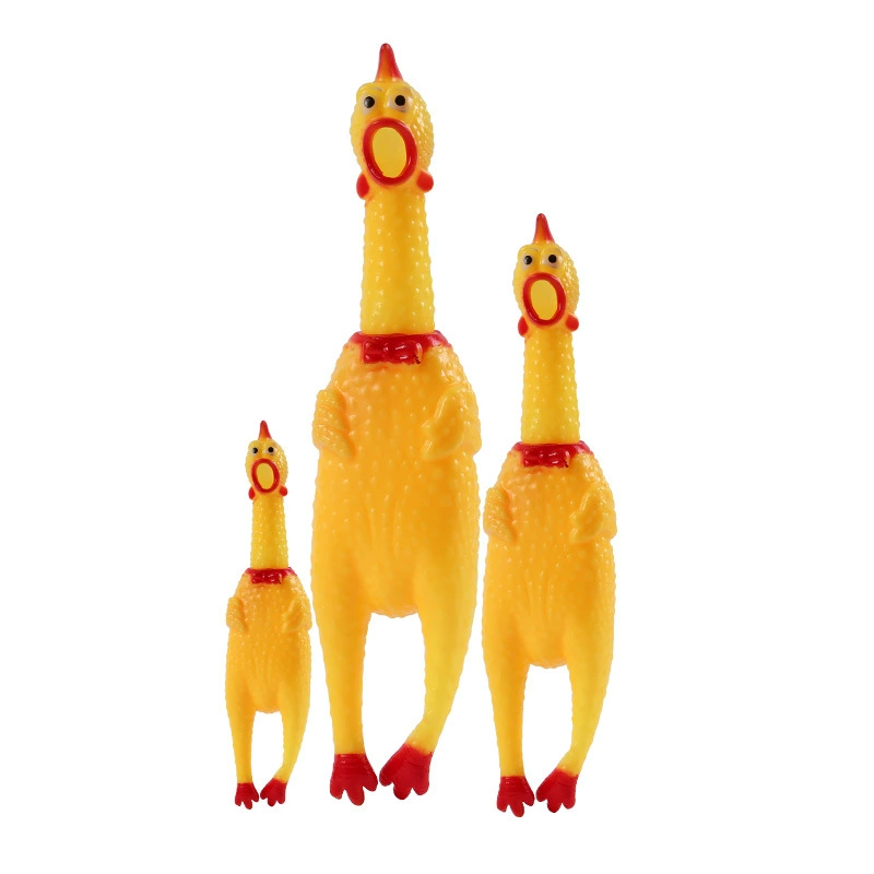 кричащая курица, игрушка, антистресс, издает звуки, боевой