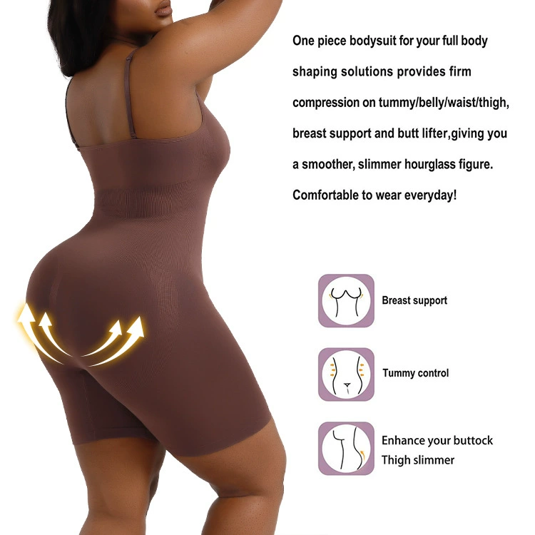 Постpartum Shapewear Bodysuit, European Style, Plus Size, Hip-Lifting Support