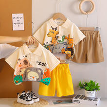 2026新款外贸童装批发男童酷帅套装洋气宝宝夏装男孩小儿童衣服潮