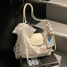 艾米兔女包2025新款简约日常大容量包包质感百搭可爱小众双肩包