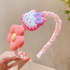 Children's headband, cute hair accessory, cartoon non-slip hairpins, flowered, South Korea