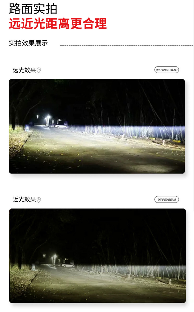 Motorcycle Universal Demon Eye Spotlight External Modified Headlight