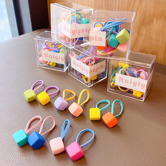 Baby's hair band does not hurt the hair ring high elastic hair rope children's hair accessories small hair rope girls headdress