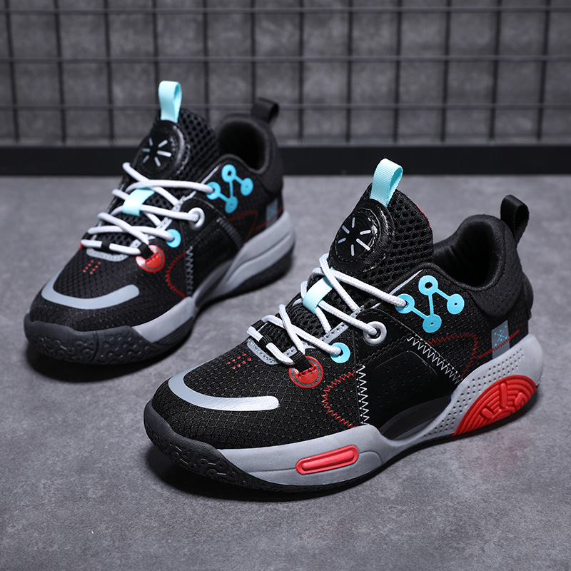 Children's basketball shoes boys summer mesh breathable new shock-absorbing single Kobe 24 medium and large children's sports shoes wholesale