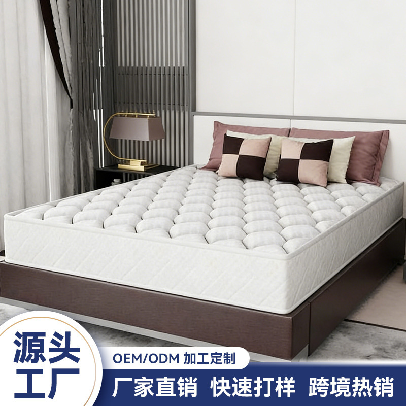 Wow! Cross-Border Memory Foam Mattress That Won'T Collapse, High-Rebound Soft Cushion Protective Cover for Hotels and Guesthouses, Class A, Custom Mattress