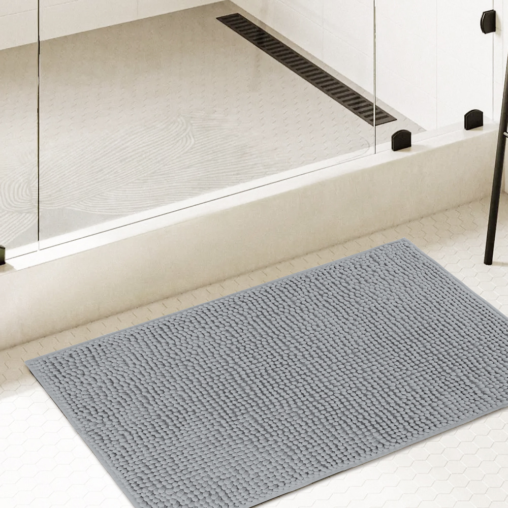 45*70 chenille piso Mat hogar Baño absorbente Mat puerta Mat transfronteriza Venta caliente Hotel Puerta Mat puerta pie