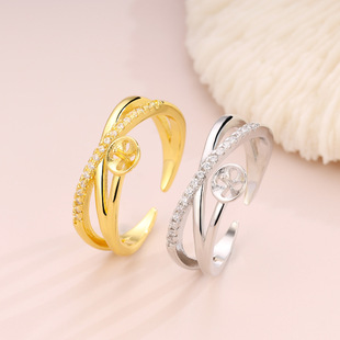 �羳��ɫ18K�������ָ���� �荸߼��аٴ�ָ�h�ֹ�ճ������Ʒ