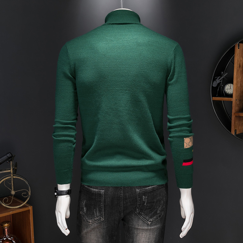 Herren Rollkragenpullover Aus Wolle Für Herbst Und Winter_voghion.com