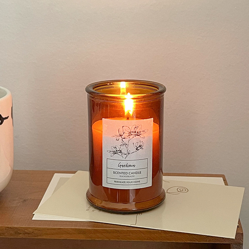 Vintage Niche Style High-End Romantic Atmosphere Aromatherapy Candle Decoration Desktop Bedroom Fragrance Ornament Gift_voghion.com