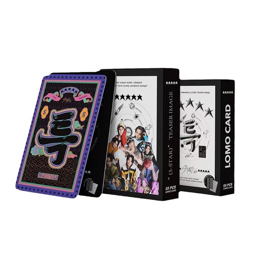 Exclusive 5-STAR Lee Min-ho Star Merchandise Collectible Mini Cards for Stray Kids' Album with 55 Cards