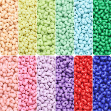 亚克力实色花生珠串珠子项链半成品手串手工diy饰品配件配饰材料