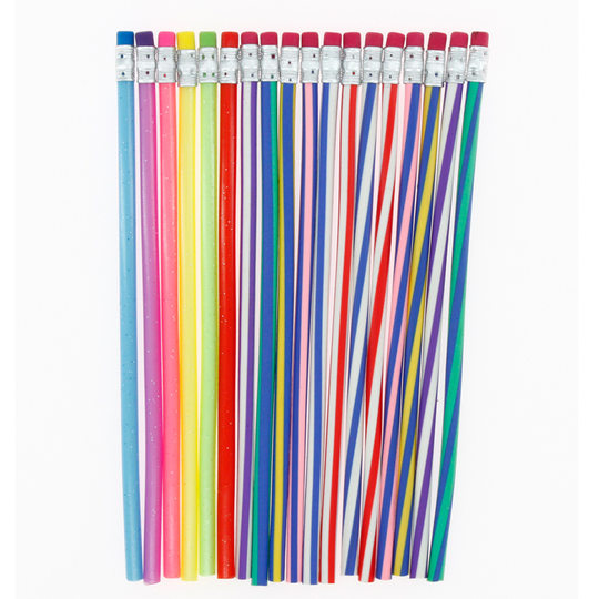 Prizes Creative Stationery Writing Constantly Cute Deforming Soft Pencil Elastic Bending Constantly Deforming Soft Pencil