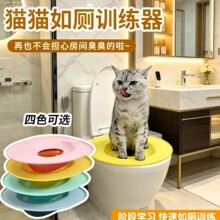 宠物猫砂盆可拆洗猫马桶厕所训练器大号一件代发特大号猫砂盆