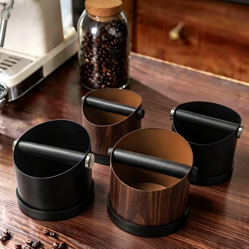 Stainless Steel Grounds Bin Coffee Grounds Knock Box Grounds Container Cafe Bar Counter Espresso Grounds Recycling Bin Stainless Steel Grounds Bin Coffee Grounds Knock Box Grounds Container Cafe Bar Counter Espresso Grounds Recycling Bin