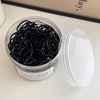 Hair rope, elastic black case for adults, wholesale