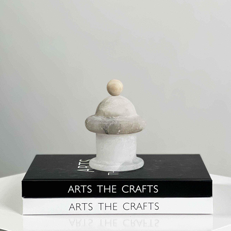 Decoración de piedra de nube natural ligeramente de lujo decoración modelo sala de ventas sala de estar decoración artística de hotel residencial