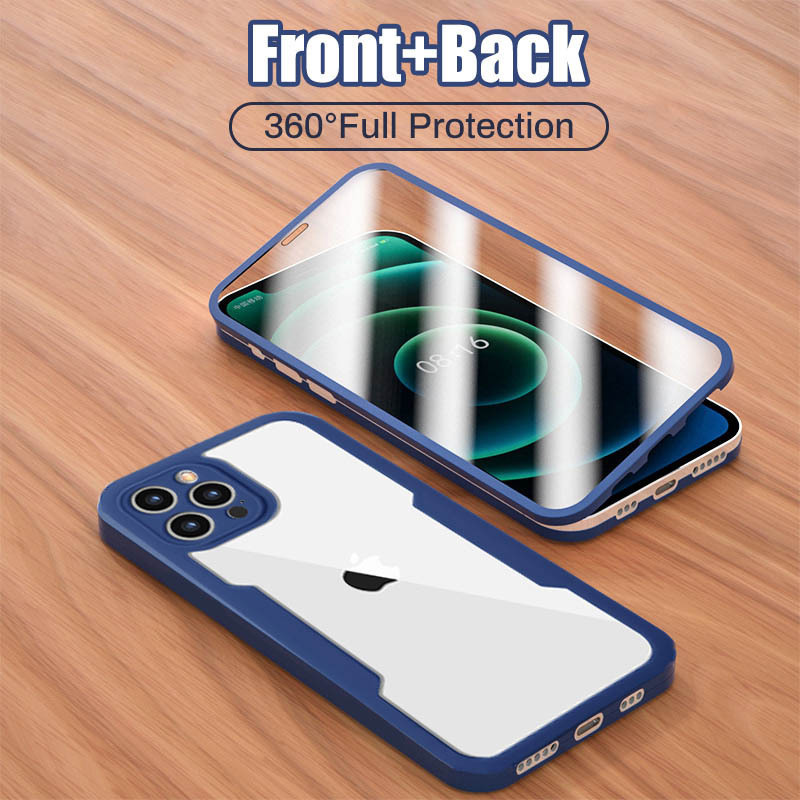 Suitable for Apple 17 Phone Case with Integrated Film, 360-Degree Double-Sided Full Coverage iPhone 14 Pro Max Protective Case 16