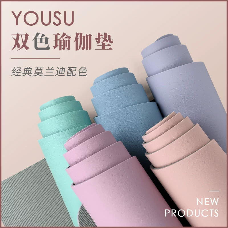 Коврик для скакалки очень большой нескользящий танцевальный коврик с высоким отскоком амортизирующий коврик для фитнеса Расширенный утолщенный Коврик для йоги из TPE оптом