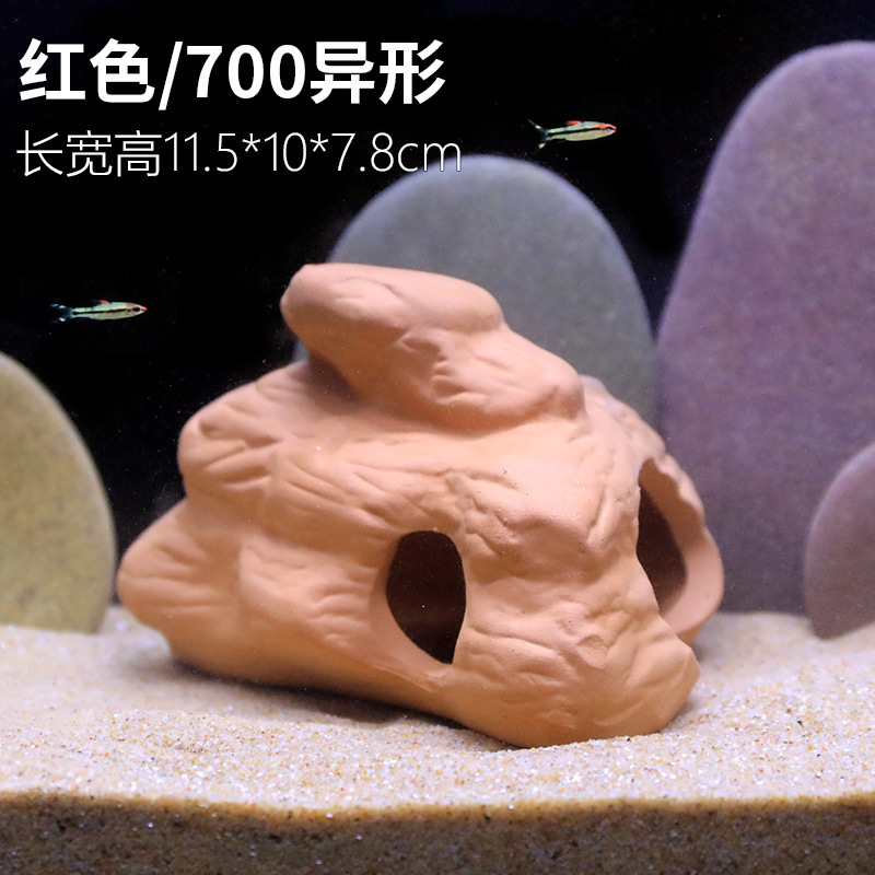 水槽キノコハウス装飾品陶器ポット隠れ家クリエイティブセラミックパッケージ装飾ハウス造園エビの巣エビポット隠れ家|undefined