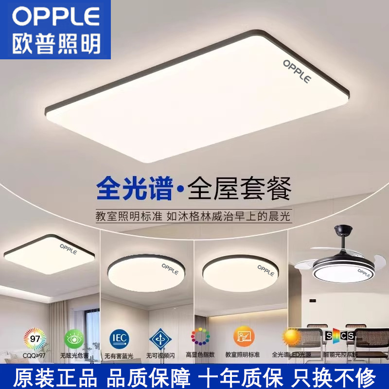 Op Lighting Led Ceiling Light for Living Room, Modern Minimalist Home Lighting, Atmospheric Hallway and Bedroom Light, Whole House Package
