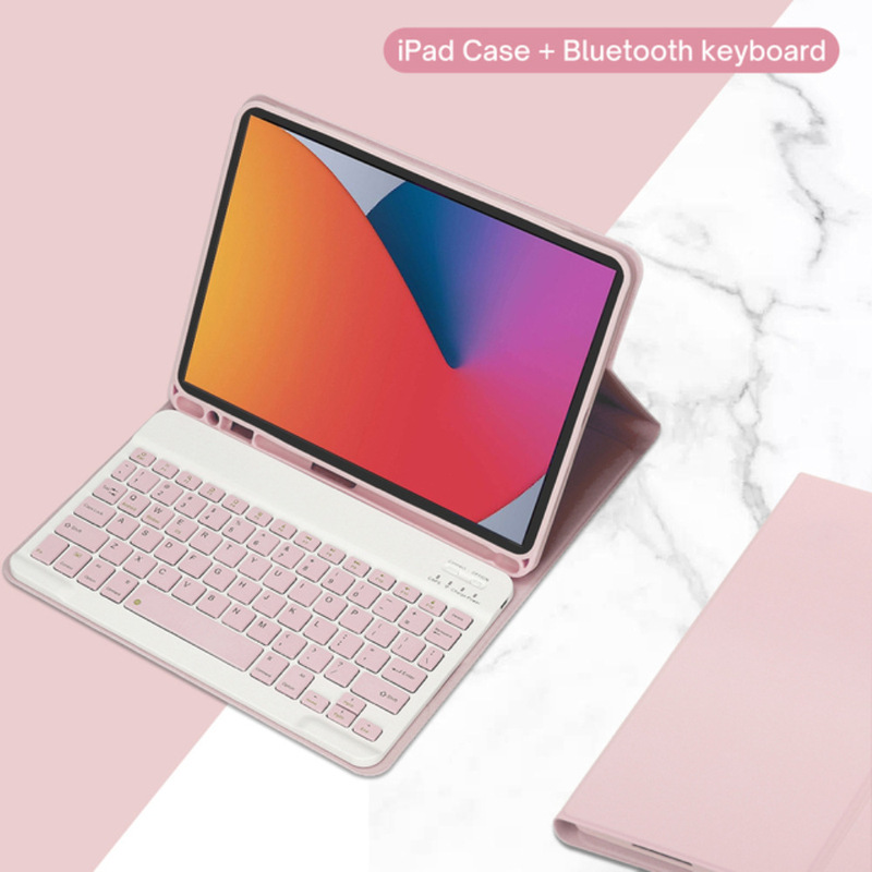 iPad11 2025 Bluetoothキーボード Air 11 保護ケース 10.9/9.7/10.2/Pro11 ペンホルダー付きケース|undefined
