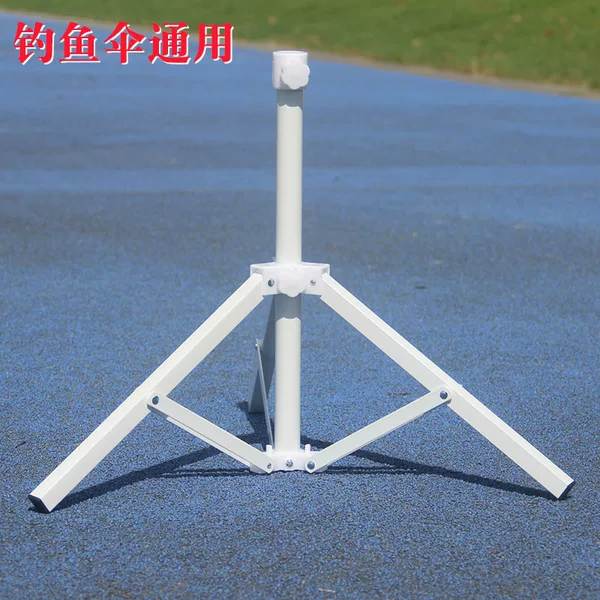 Beach Umbrella Tripod Sun Umbrella Base Fixed Outdoor Parasol Stand Triangular Tripod Stable Support