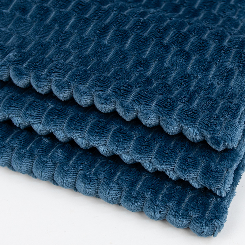 Flannel Jacquard Fabric 230g Single-Side Gold Tortoiseshell Turtle Fabric Autumn/Winter Home Wear Pajamas Robe Fabric