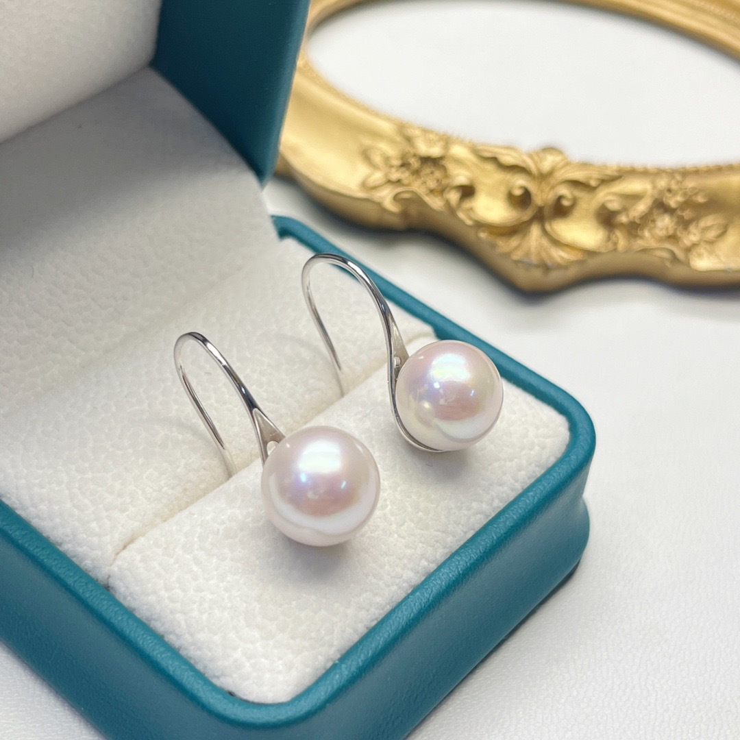23g Weight 925 Sterling Silver Ear Needle Material Ear hook Classification 1 Pair Quantity Daily Occasion Freshwater Pearl Material Geometric Pattern Women's Gender Simple Style Style 1 Pair Freshwater Pearl Freshwater Pearl Earrings Geometric Ear Hook 27