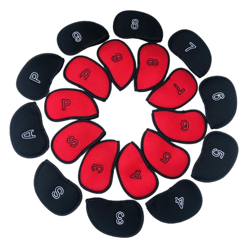Venta al por mayor de la fábrica cubierta del Club de Golf bordado sándwich de malla de hierro varilla tapa cubierta transfronteriza Venta caliente Amazon Venta caliente
