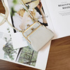 Small bag, fashionable shoulder bag, universal chain from pearl, one-shoulder bag, small cute wallet, 2022, city style