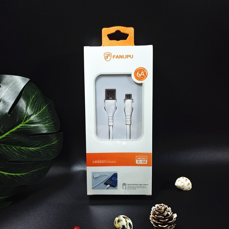Flash cable de carga de datos cable de carga rápida con el embalaje en caja cable de carga cable de datos adecuado para Android Pingguo Huawei