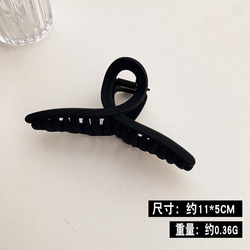 Clip de pelo negro alta Cola de Caballo fijo artefacto horquilla estilo coreano Cabeza trasera horquilla clip de tiburón clip de tamaño pequeño al por mayor