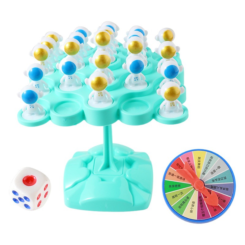 Juego de equilibrio astronauta, juego de mesa educativo familiar