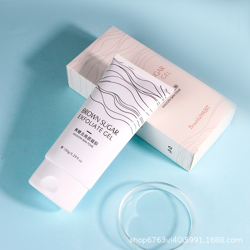 Beauty Habits Brown Sugar Exfoliating Exfoliating Facial Deep Cleansing Gel for Men and Women Whole Body Can be shipped in one piece