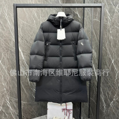 NFC芯片 高版本 M家秋冬中长款加厚保暖羽绒服高定百搭学院潮外套