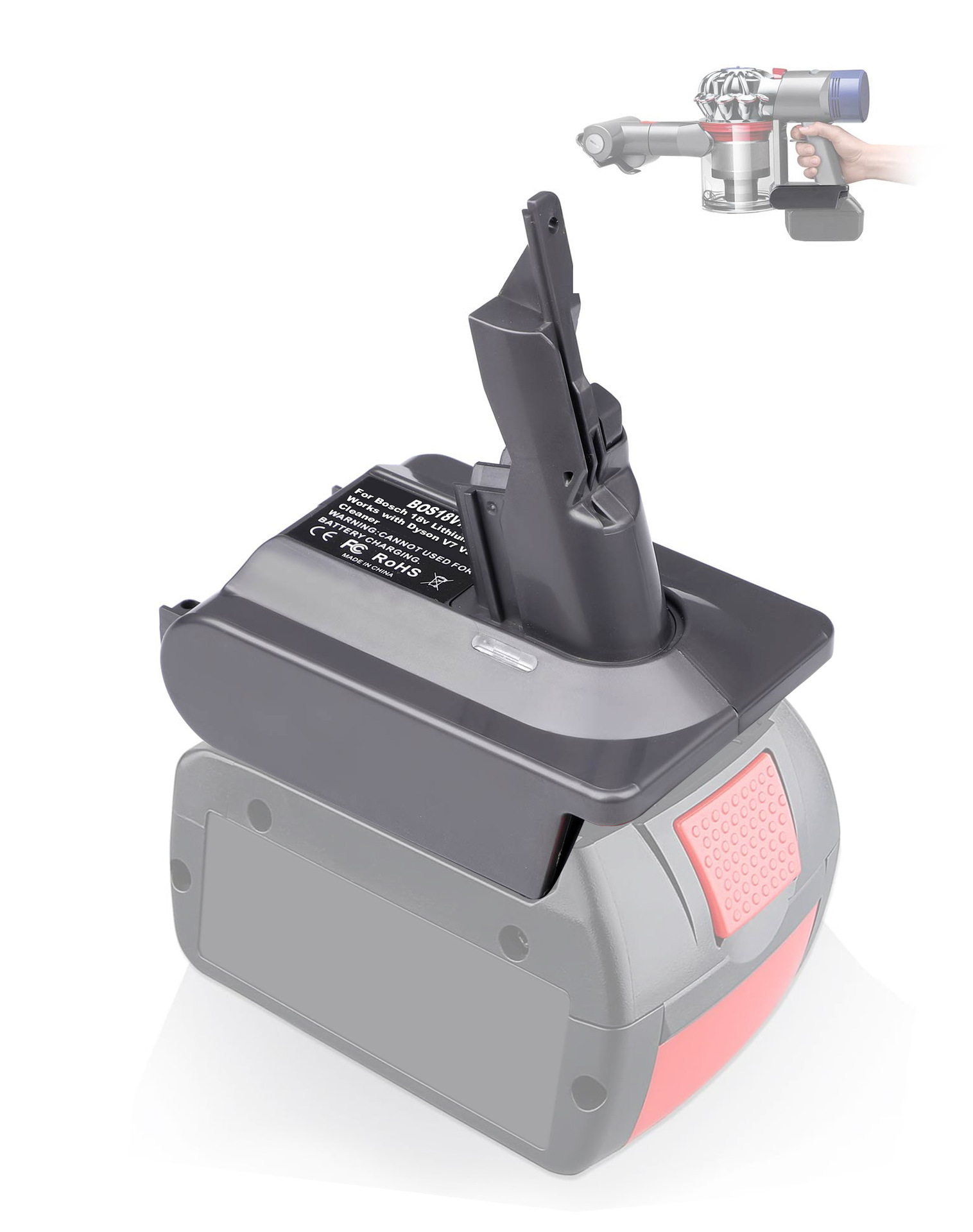Adaptación para DYSON Dyson Vacuum Cleaner V7 V8 Adaptación para herramientas de Watch Makeda Dewey Batería de litio
