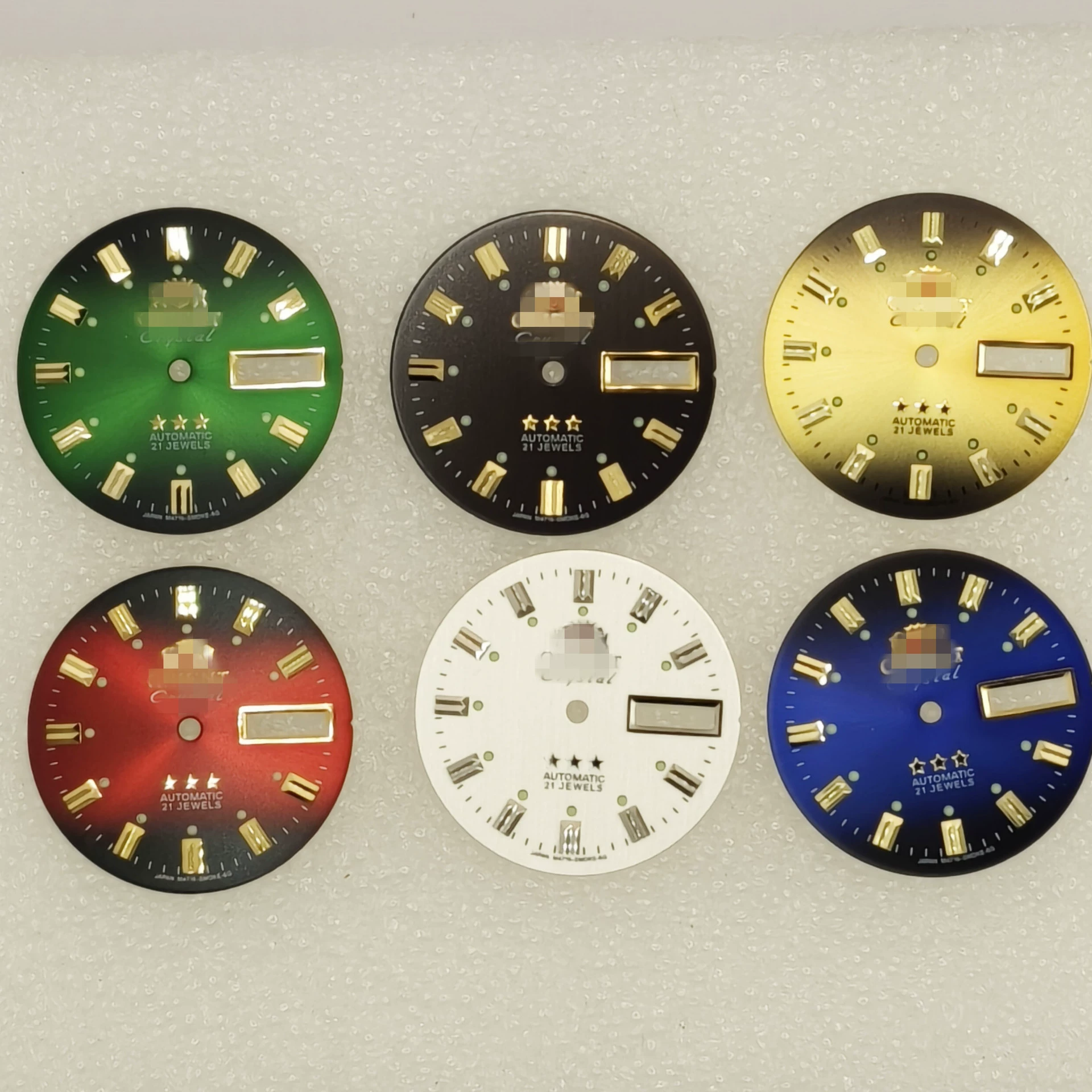 Аксессуары для циферблатов часов Samsung: циферблат Double Lion 46941/46943, циферблат с надписью в цвете Инь-Ян