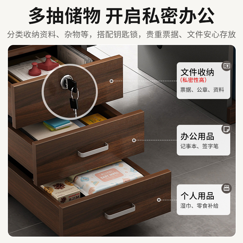 Escritorio de oficina jefe mesa Luz de lujo de alto grado Mesa Grande mesa de personal de oficina mesa y silla combinación simple Escritorio de oficina moderno