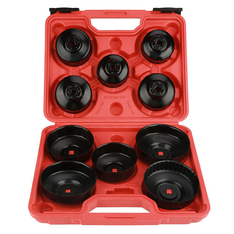 10 piezas tapa filtro de aceite llave de rejilla de aceite llave traje máquina filtro desmontaje herramienta desmontaje llave image 6