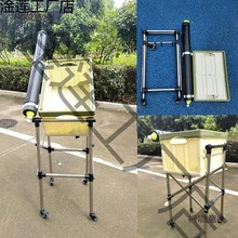 羽毛球集球器可折叠收球框伸缩发球器教练便携式教具麦太保