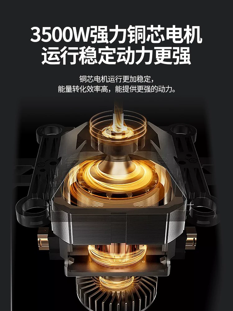 Genson Профессиональная ударная электрическая кирка высокой мощности канавки для демонтажа стены промышленный электрический молоток одиночный бетон для тяжелого производства