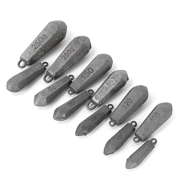 Cross-border sea fishing counterweight long-distance special accessories hexagonal fish pendant iron weight environmental protection hanging ring iron pendant hexagonal iron pendant
