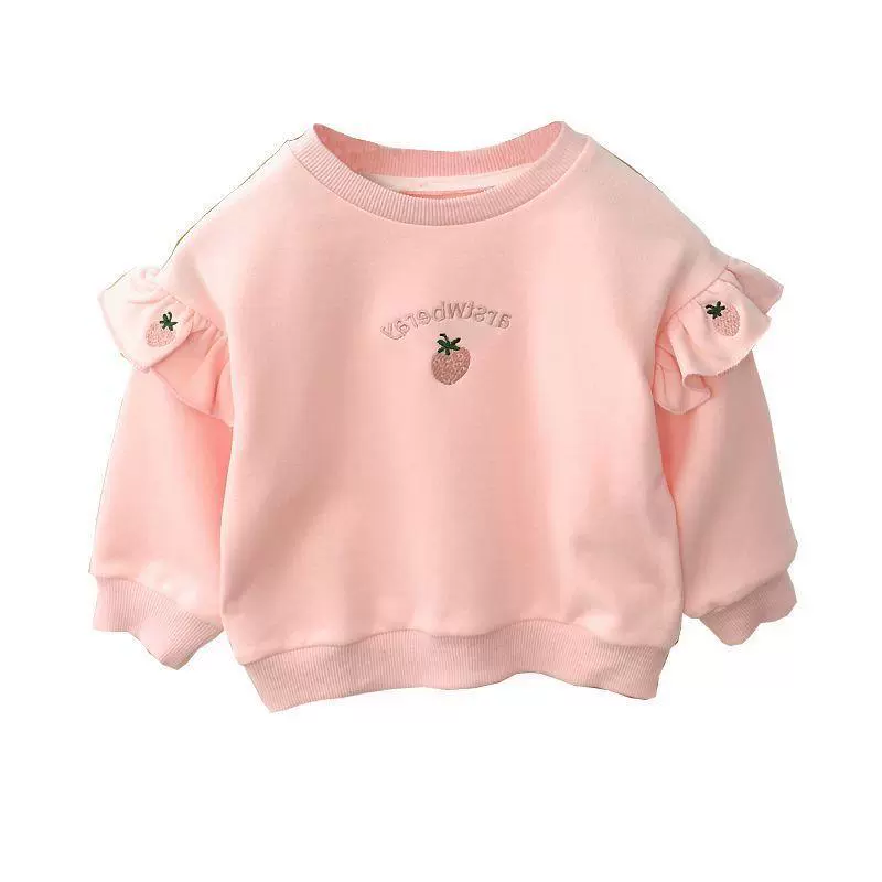 Tide, children's fashionable autumn sweatshirt, 2023 collection, with embroidery, western style, Korean style